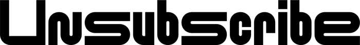 Unsubscribe font preview