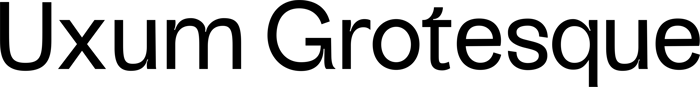 Uxum Grotesque font preview