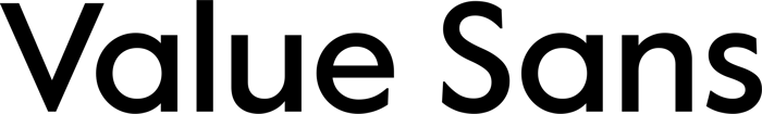 Value Sans font preview