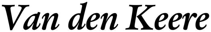 Van den Keere font preview