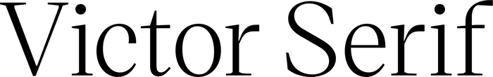 Victor Serif font preview