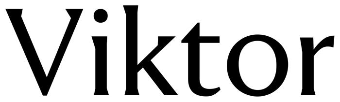 Viktor font preview