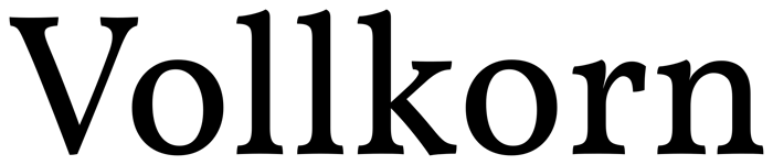 Vollkorn font preview