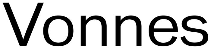 Vonnes font preview