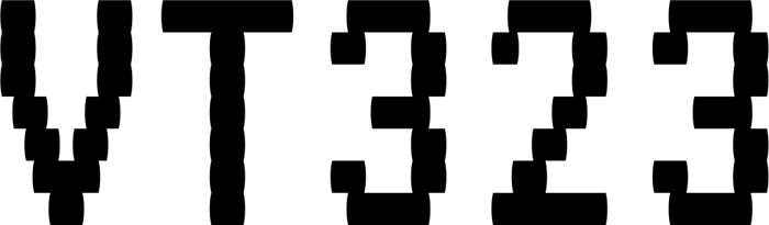 VT323 font preview