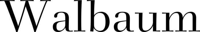 Walbaum font preview