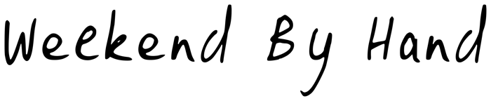Weekend By Hand font preview