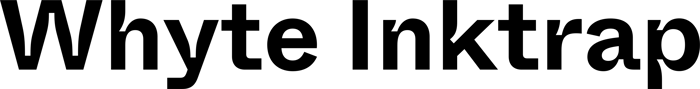 Whyte Inktrap font preview