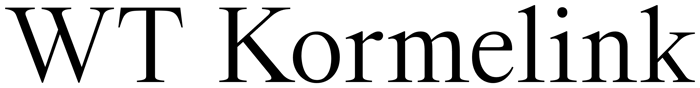 WT Kormelink font preview