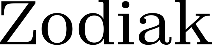 Zodiak font preview