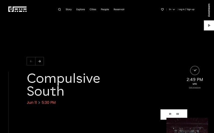 Citerne.live website preview