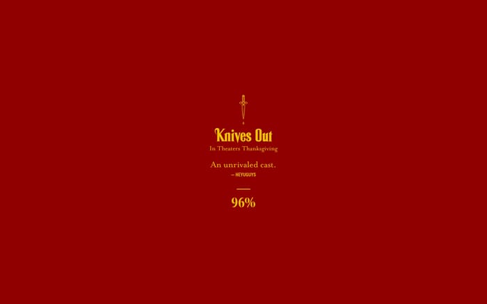 Knives Out website preview