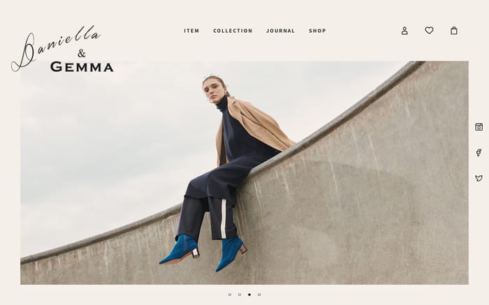 Daniella & Gemma website preview