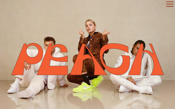 Peach Berlin website preview