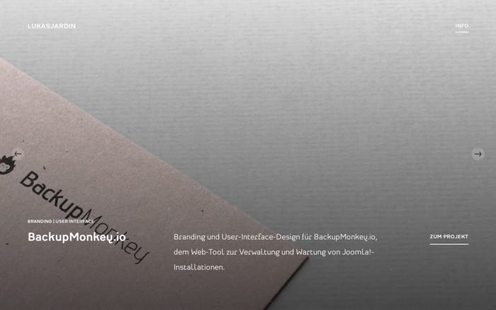 Lukas Jardin website preview