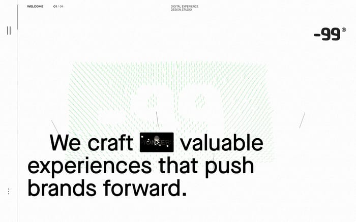 -99® design studio website preview