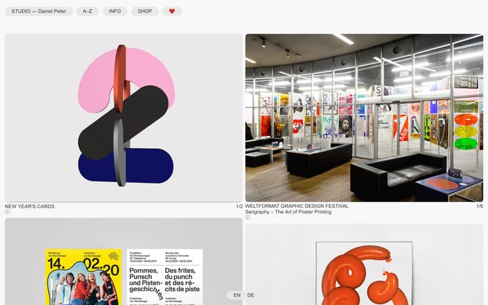 Daniel Peter website preview
