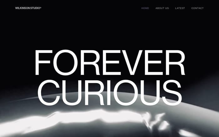 Wilkinson studio website preview