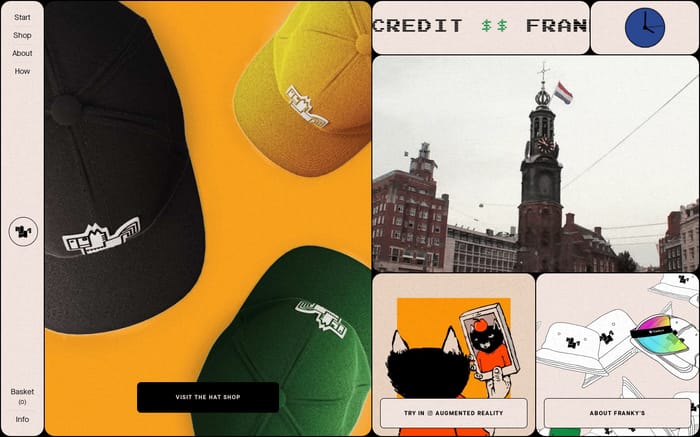 Franky's website preview