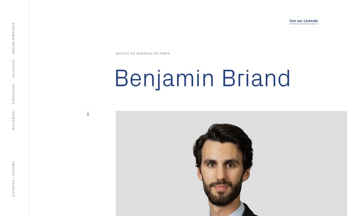 Benjamin Briand website preview