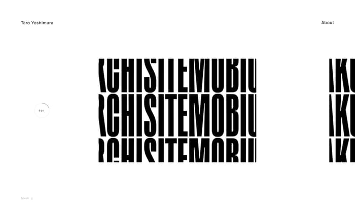 Taro Yoshimura website preview