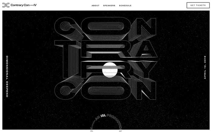 ContraryCon IV website preview