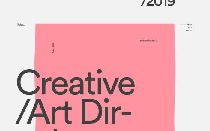 Design Embraced website preview