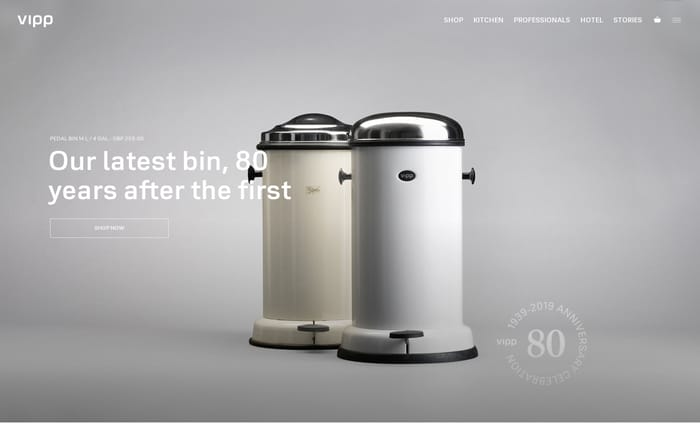 Vipp website preview