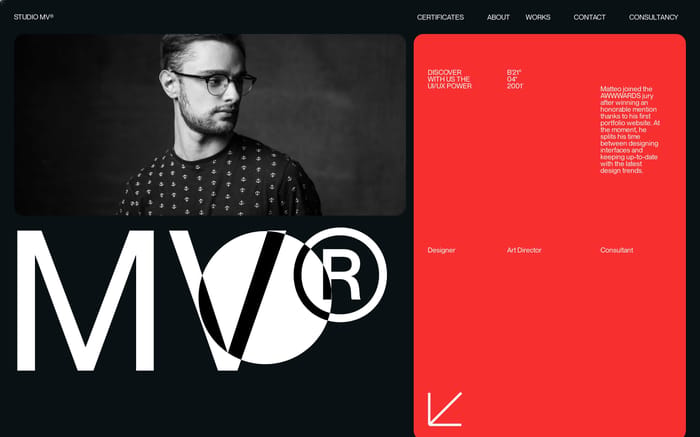 Matteo Valentino website preview