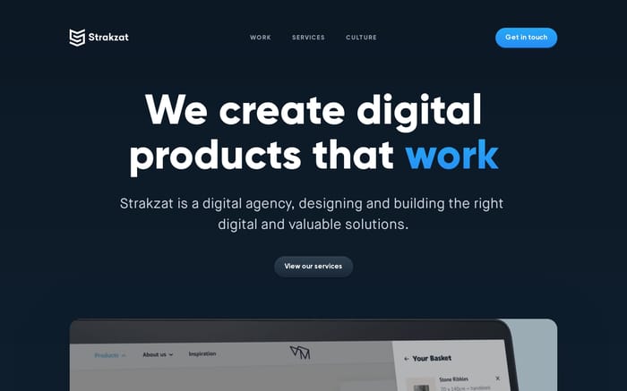 Strakzat website preview