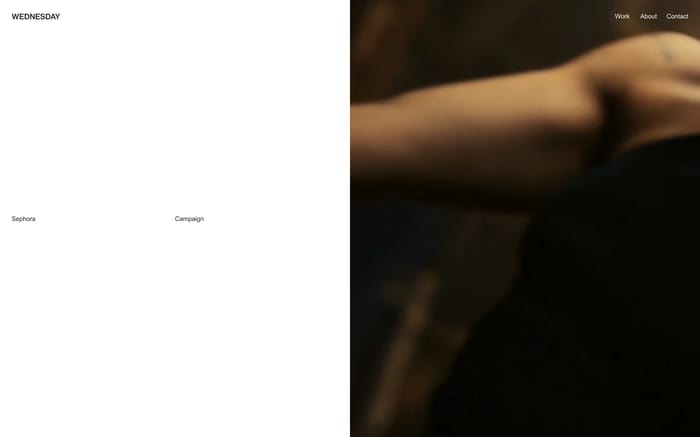  Wednesday Agency website preview