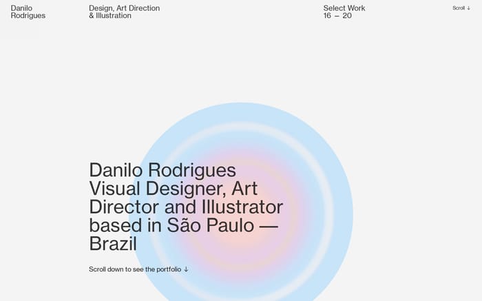 Danilo Rodrigues website preview