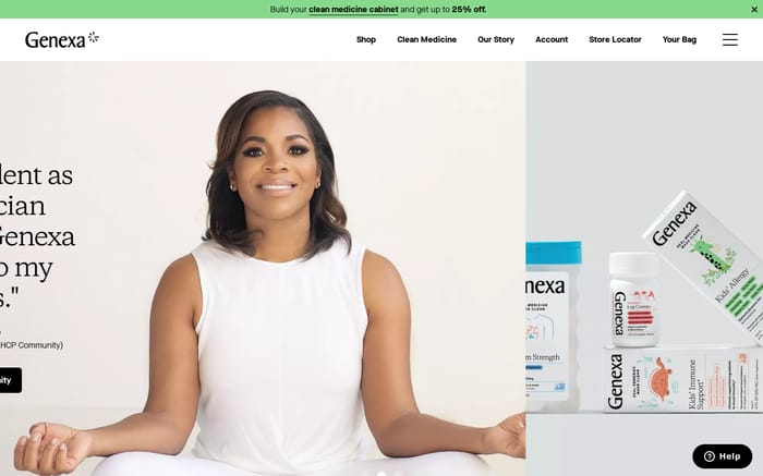 Genexa website preview