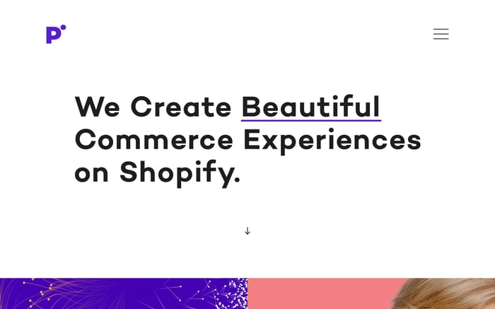 Pointer Creative website preview