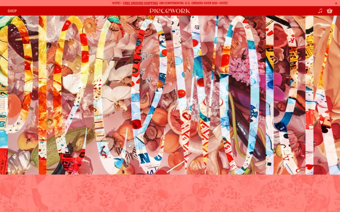 Piecework Puzzles website preview