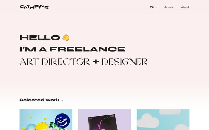 Cathrine Understrup website preview