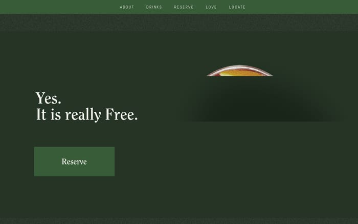 Land of the Free website preview