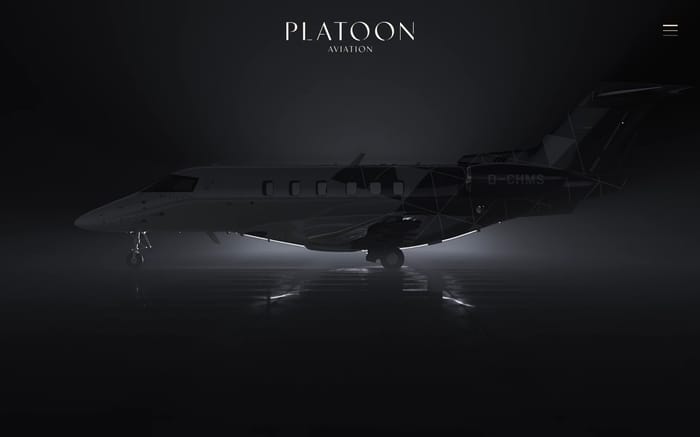 Platoon Aviation website preview