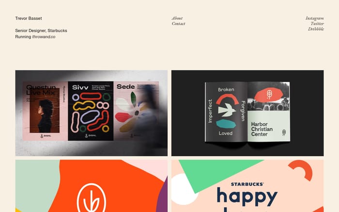 Trevor Basset website preview