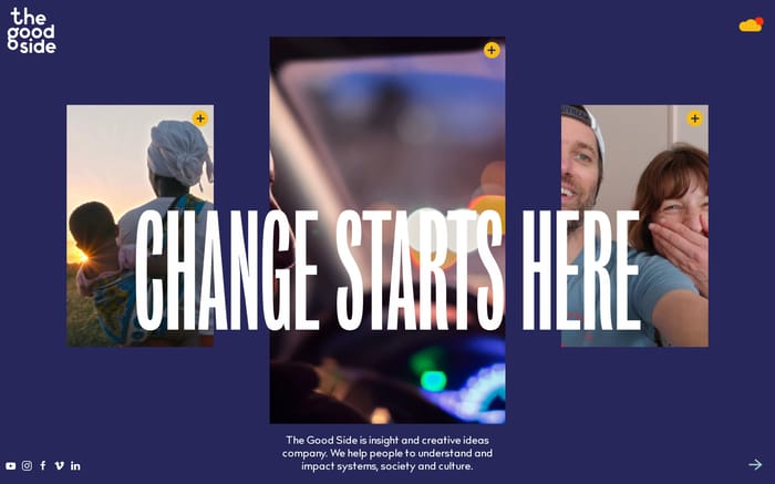 The Good Side website preview