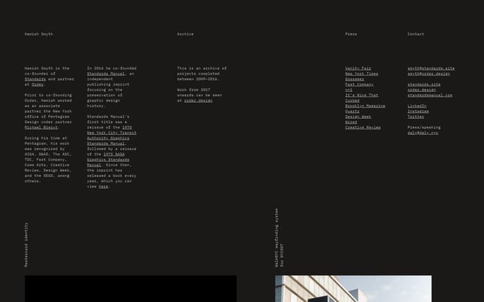 Hamish Smyth website preview