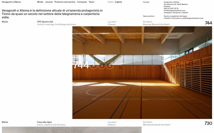Veragouth e Xilema website preview