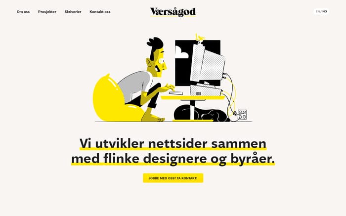 Værsågod website preview
