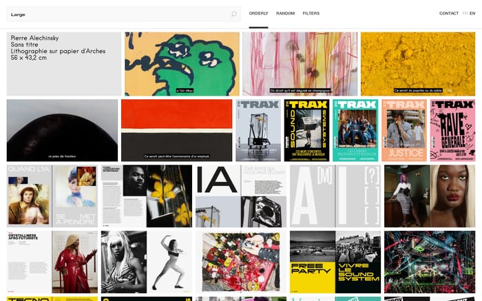 Large website preview