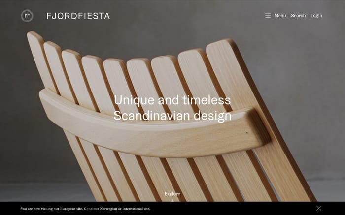 Fjordfiesta website preview