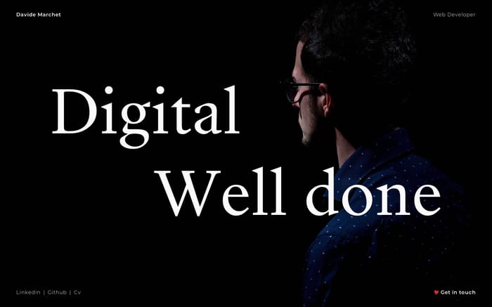 Davide Marchet website preview