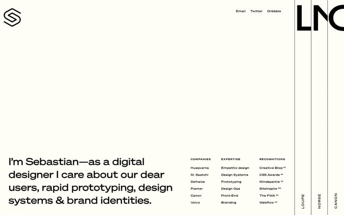 Sebastian Graz website preview