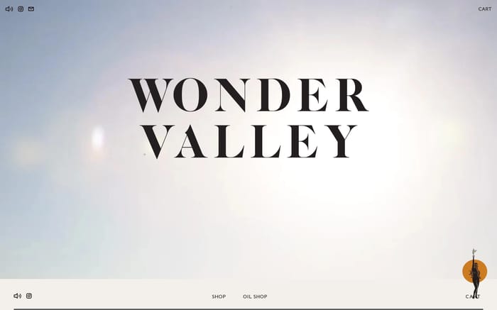 WONDER VALLEY website preview