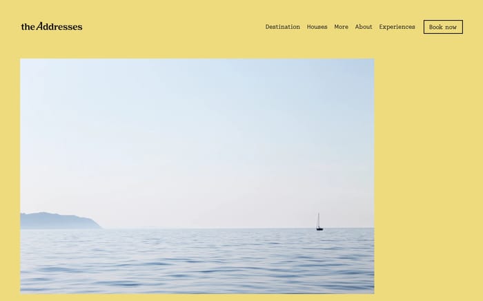 The Addresses website preview