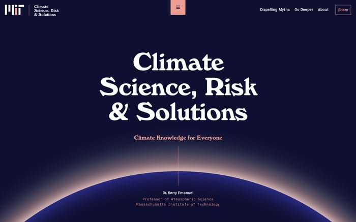  Climate Science, Risk & Solutions website preview